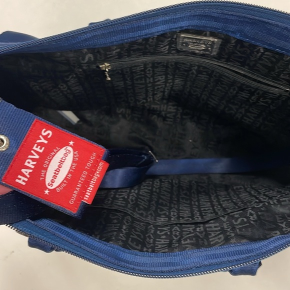 Harvey’s Elegant Navy Blue Handbag - Picture 5 of 5